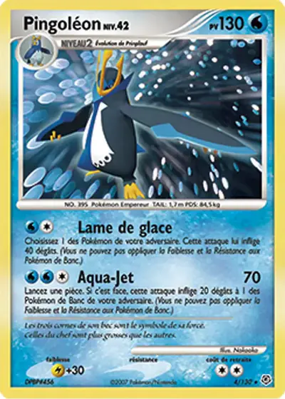 Image de la carte Pokemon Pingoléon 4/130