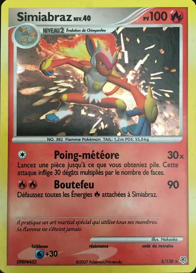 Image de la carte Pokemon Simiabraz 5/130