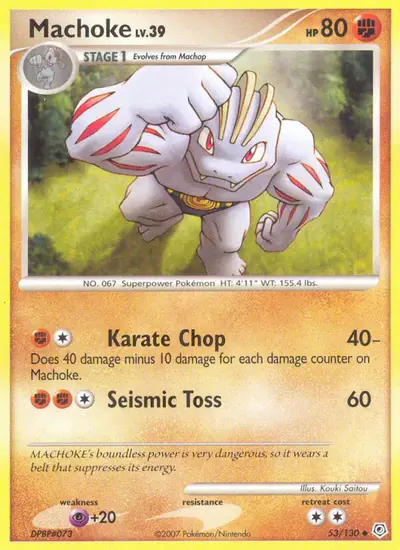 Image de la carte Pokemon Machopeur 53/130