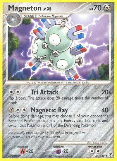 Image de la carte Pokemon Magnéton 54/130