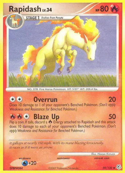 Image de la carte Pokemon Galopa 59/130