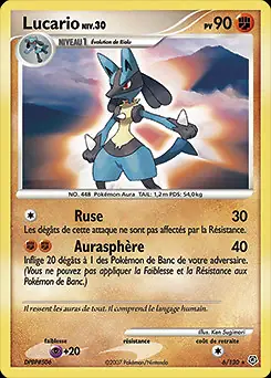 Image de la carte Pokemon Lucario 6/130