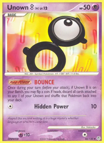 Image de la carte Pokemon Zarbi B 66/130
