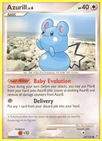 Image de la carte Pokemon Azurill 69/130