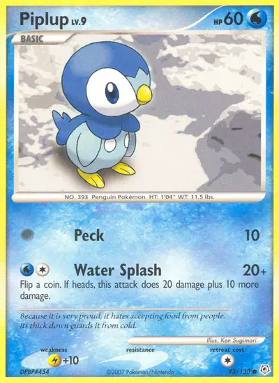 Image de la carte Pokemon Tiplouf 93/130