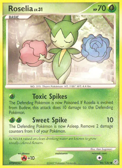 Image de la carte Pokemon Roselia 96/130