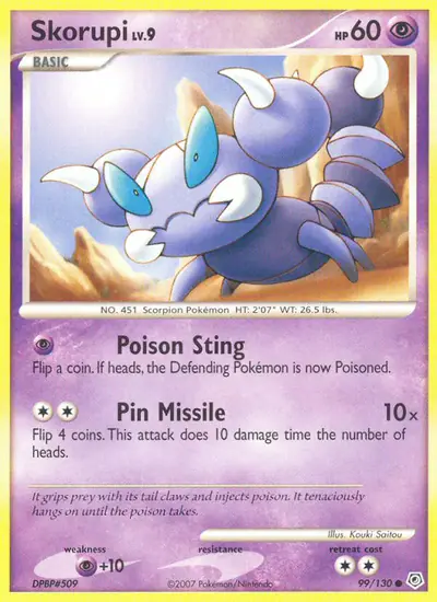 Image de la carte Pokemon Rapion 99/130