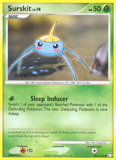 Image de la carte Pokemon Arakdo 104/123