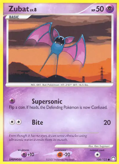 Image de la carte Pokemon Nosferapti 108/123