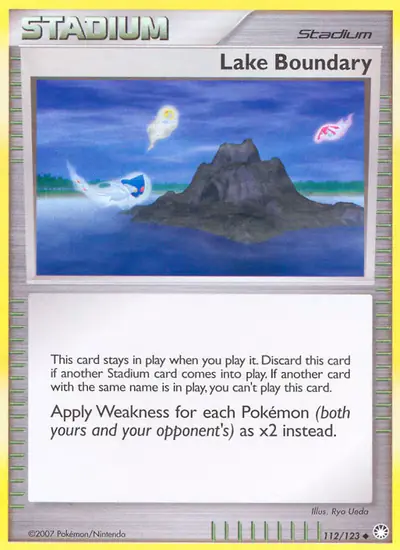 Image de la carte Pokemon Berge du lac 112/123