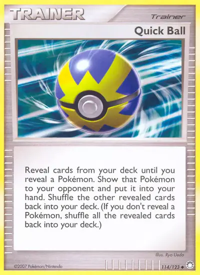 Image de la carte Pokemon Rapide Ball 114/123