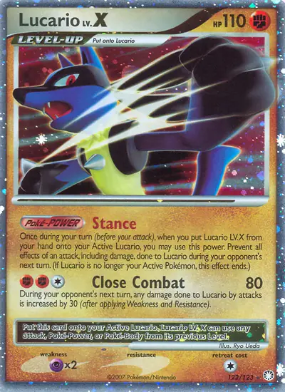 Image de la carte Pokemon Lucario 122/123