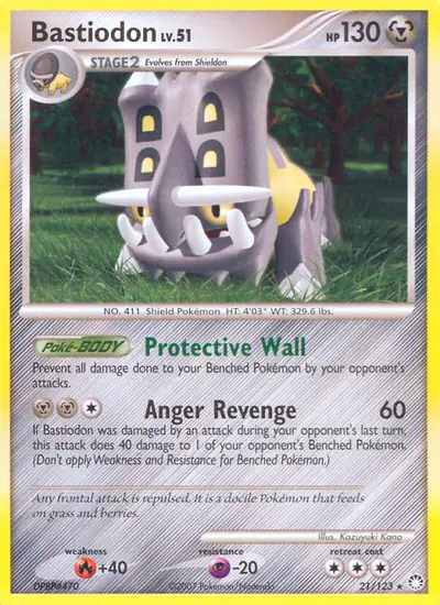 Image de la carte Pokemon Bastiodon 21/123