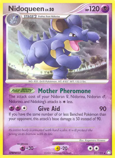 Image de la carte Pokemon Nidoqueen 31/123