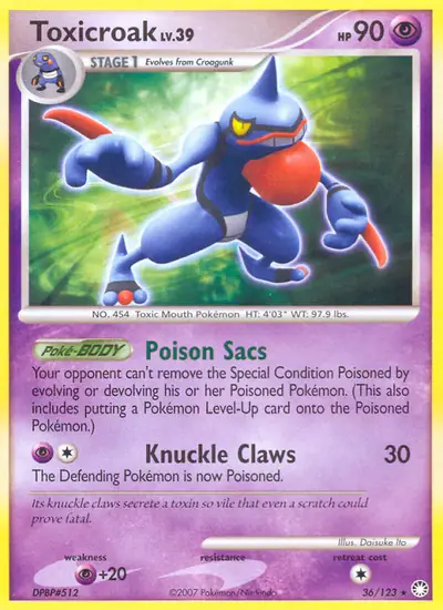 Image de la carte Pokemon Coatox 36/123