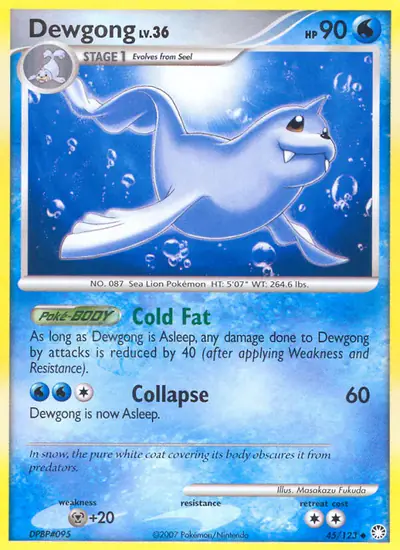 Image de la carte Pokemon Lamantine 45/123