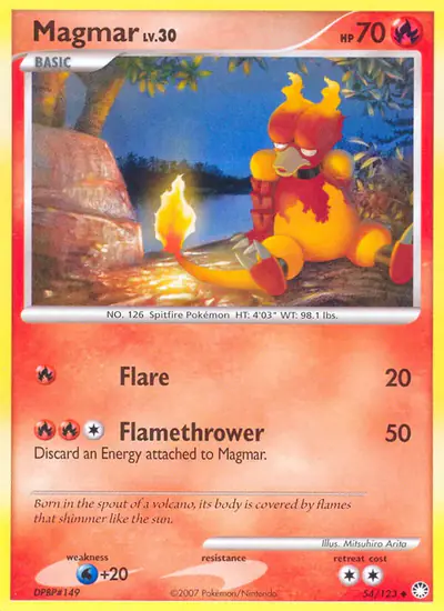Image de la carte Pokemon Magmar 54/123