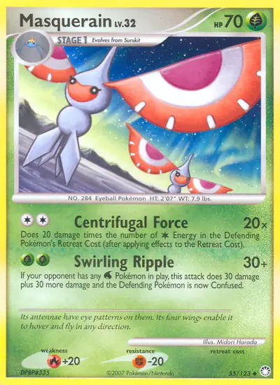 Image de la carte Pokemon Maskadra 55/123