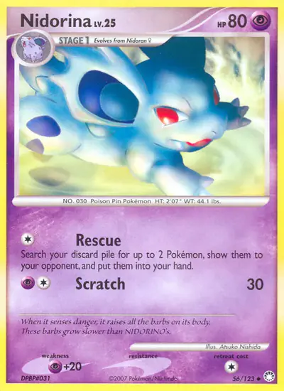 Image de la carte Pokemon Nidorina 56/123
