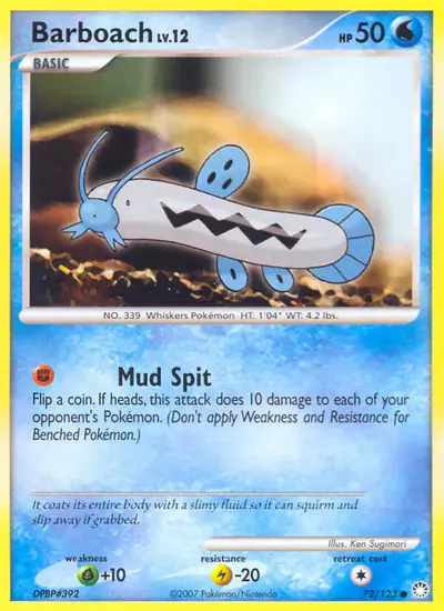 Image de la carte Pokemon Barloche 72/123