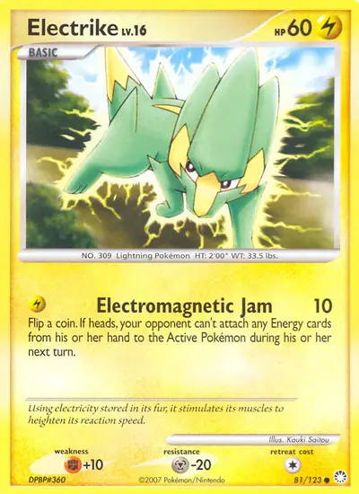 Image de la carte Pokemon Dynavolt 81/123