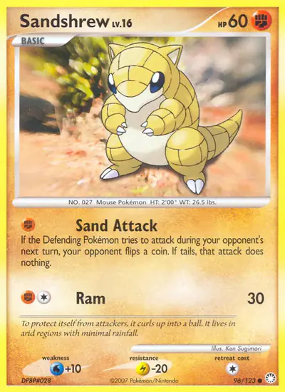 Image de la carte Pokemon Sabelette 96/123