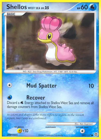 Image de la carte Pokemon Sancoki Mer Occident 107/132
