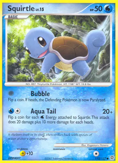 Image de la carte Pokemon Carapuce 112/132