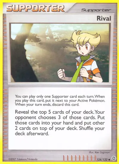 Image de la carte Pokemon Rival 124/132