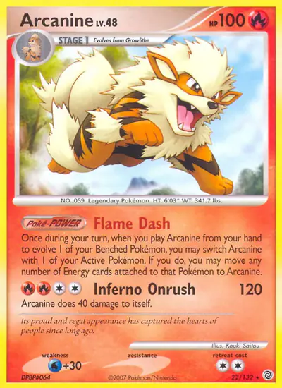 Image de la carte Pokemon Arcanin 22/132