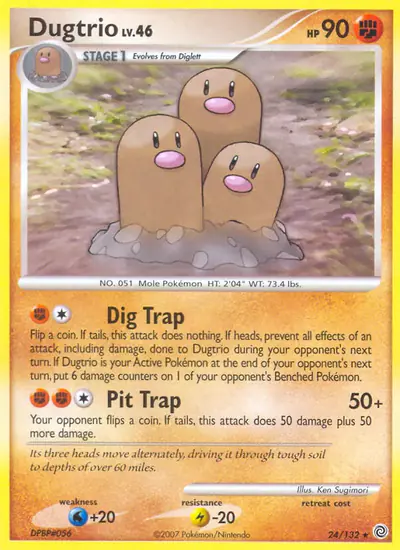 Image de la carte Pokemon Triopikeur 24/132