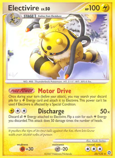Image de la carte Pokemon Élekable 25/132