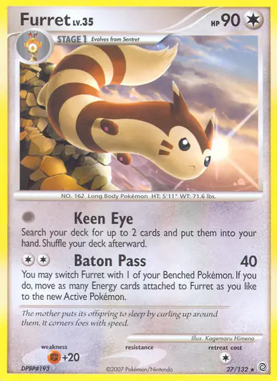 Image de la carte Pokemon Fouinar 27/132