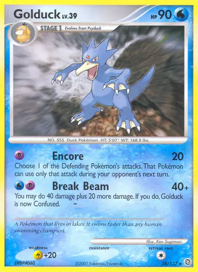 Image de la carte Pokemon Akwakwak 28/132