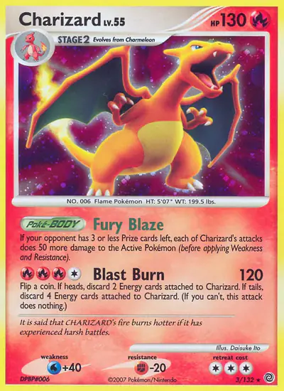 Image de la carte Pokemon Dracaufeu 3/132