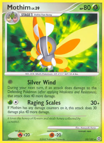 Image de la carte Pokemon Papilord 33/132