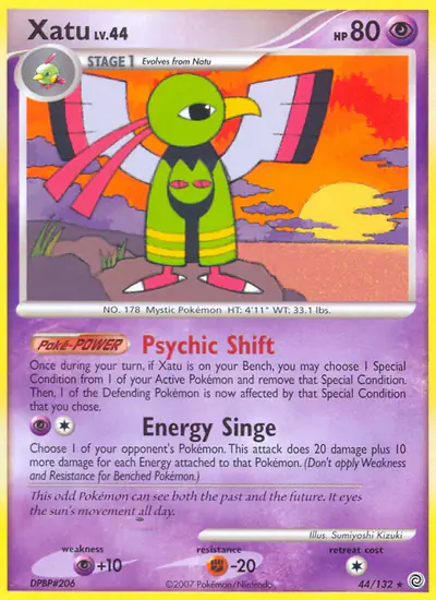 Image de la carte Pokemon Xatu 44/132