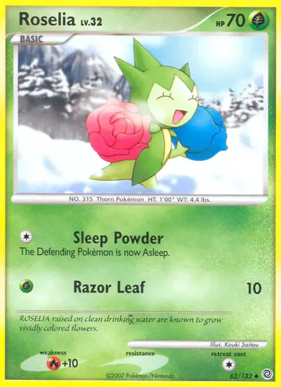 Image de la carte Pokemon Roselia 62/132