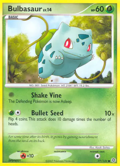 Image de la carte Pokemon Bulbizarre 77/132