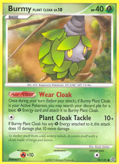 Image de la carte Pokemon Cheniti Cape Plante 78/132