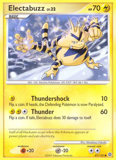 Image de la carte Pokemon Élektek 87/132