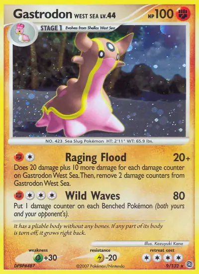 Image de la carte Pokemon Tritosor Mer Occident 9/132