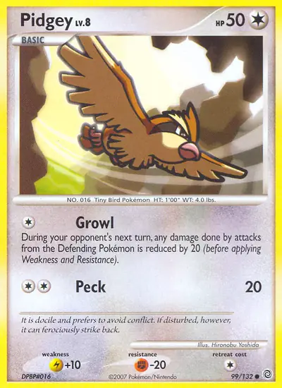 Image de la carte Pokemon Roucool 99/132