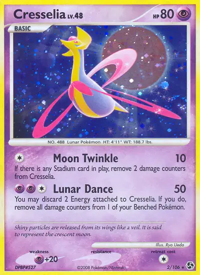 Image de la carte Pokemon Cresselia 2/106