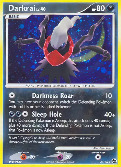 Image de la carte Pokemon Darkrai 4/106