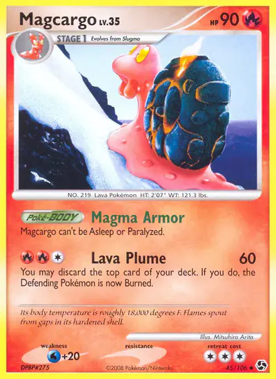 Image de la carte Pokemon Volcaropod 45/106
