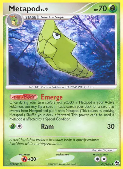 Image de la carte Pokemon Chrysacier 47/106