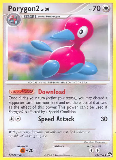 Image de la carte Pokemon Porygon2 49/106