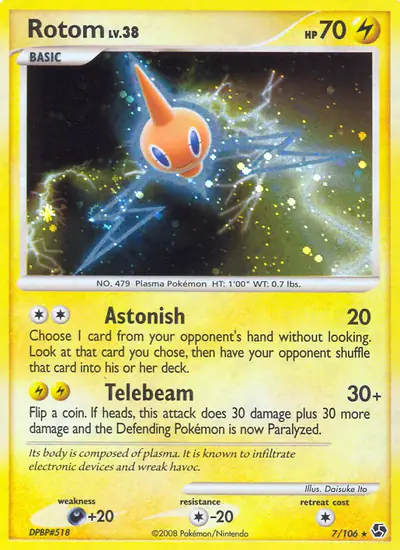 Image de la carte Pokemon Motisma 7/106