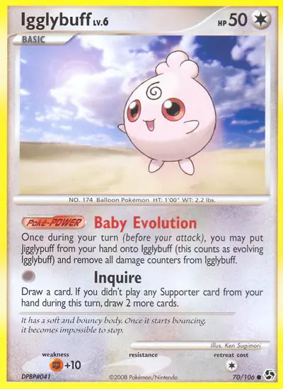 Image de la carte Pokemon Toudoudou 70/106